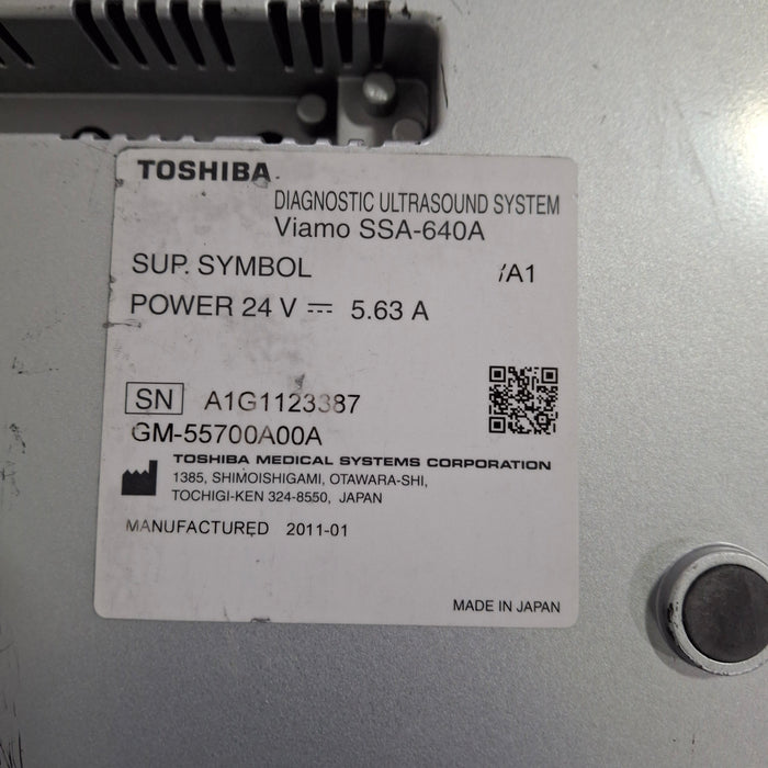 Toshiba SSA-640A Viamo Portable Ultrasound