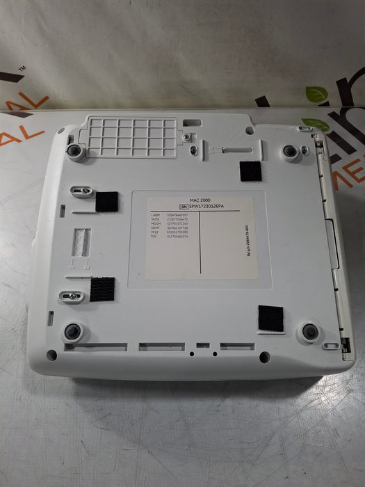 GE Healthcare MAC 2000 ECG