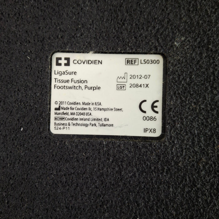 Valleylab Ligasure LS0300 Purple Foot Pedal