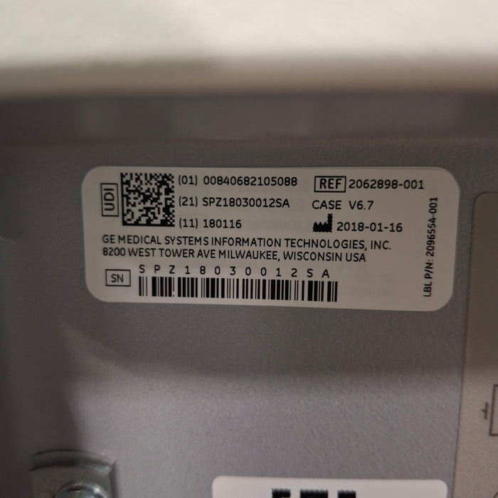 GE Healthcare Case 6.7 Console w/ T2100-ST1 Stress Test System