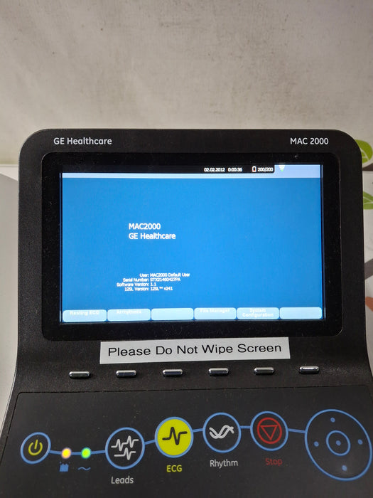 GE Healthcare MAC 2000 ECG