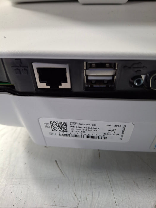 GE Healthcare MAC 2000 ECG