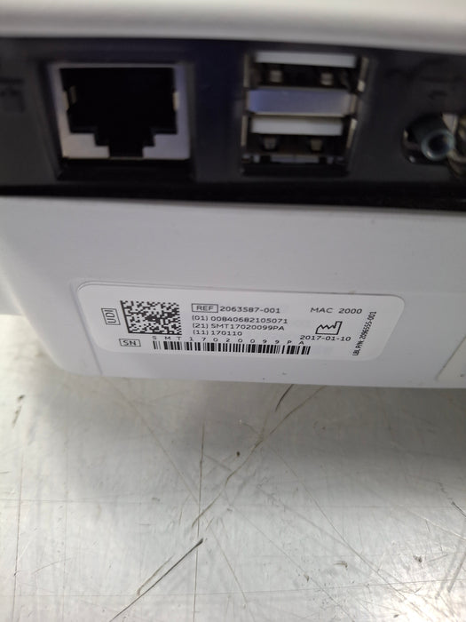 GE Healthcare MAC 2000 ECG