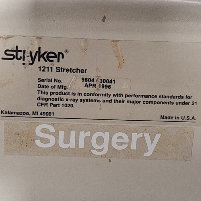 Stryker Stryker 1211 Renaissance Stretcher Beds & Stretchers reLink Online