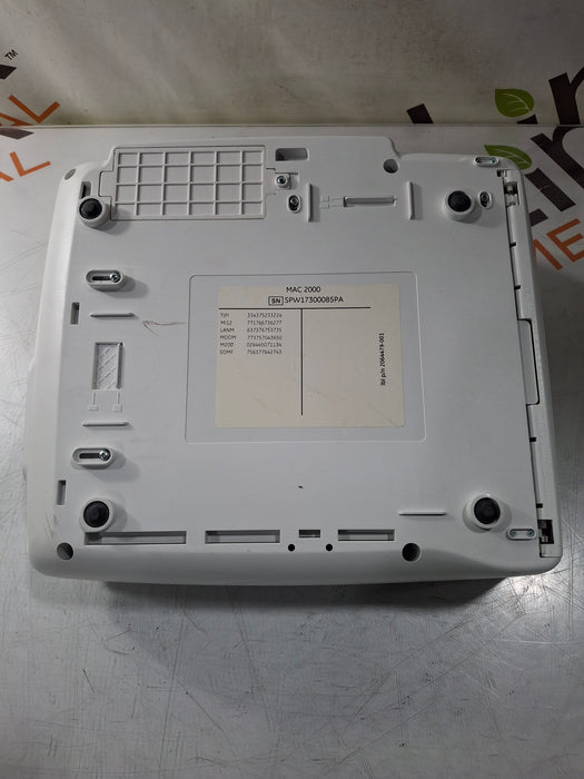 GE Healthcare MAC 2000 ECG