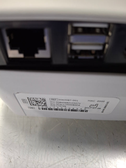 GE Healthcare MAC 2000 ECG