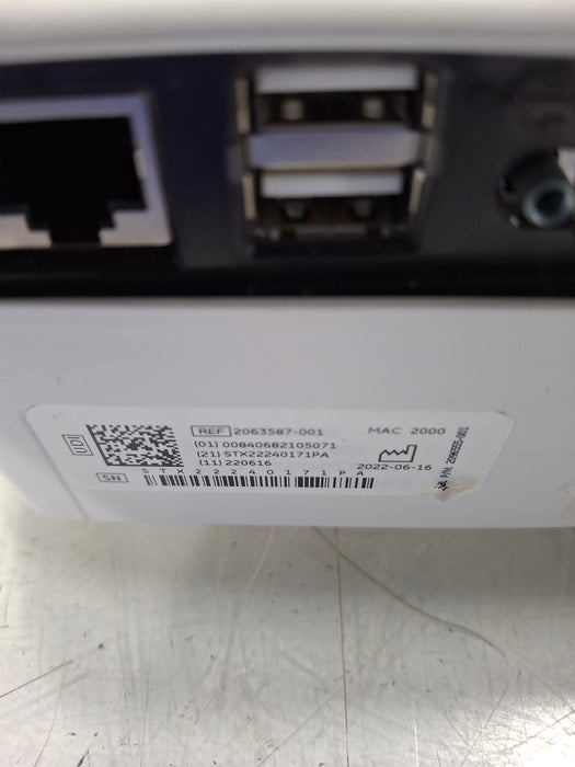 GE Healthcare MAC 2000 ECG