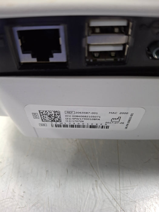 GE Healthcare MAC 2000 ECG