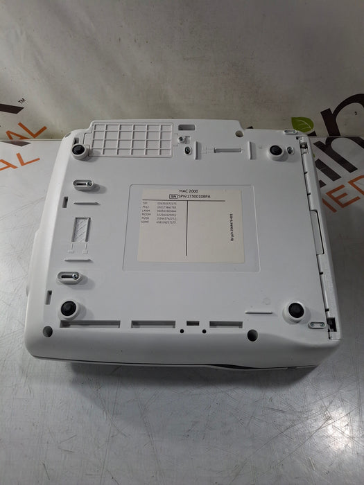GE Healthcare MAC 2000 ECG