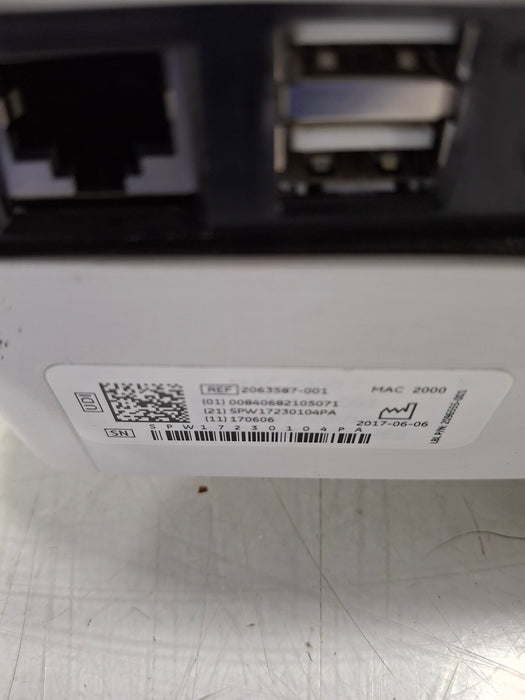 GE Healthcare MAC 2000 ECG