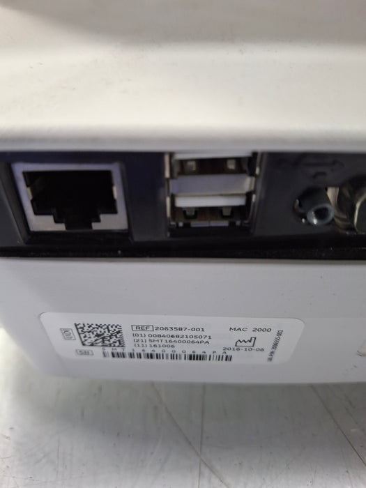 GE Healthcare MAC 2000 ECG