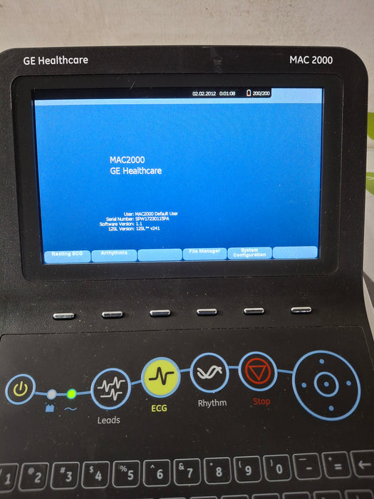 GE Healthcare MAC 2000 ECG
