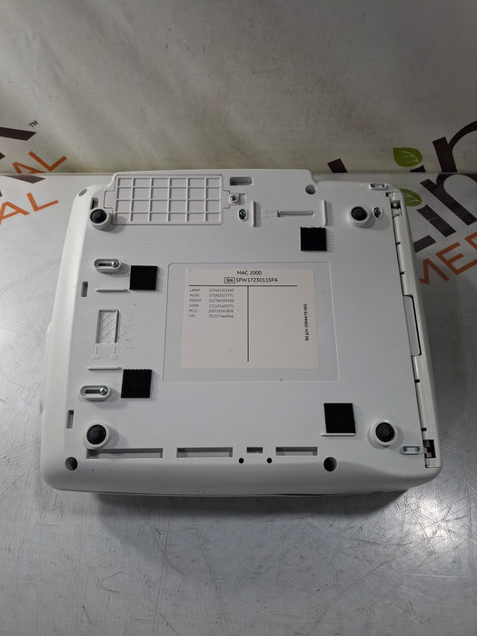 GE Healthcare MAC 2000 ECG