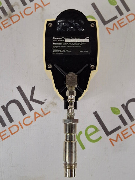 Ohmeda Medical Vacuum Regulator