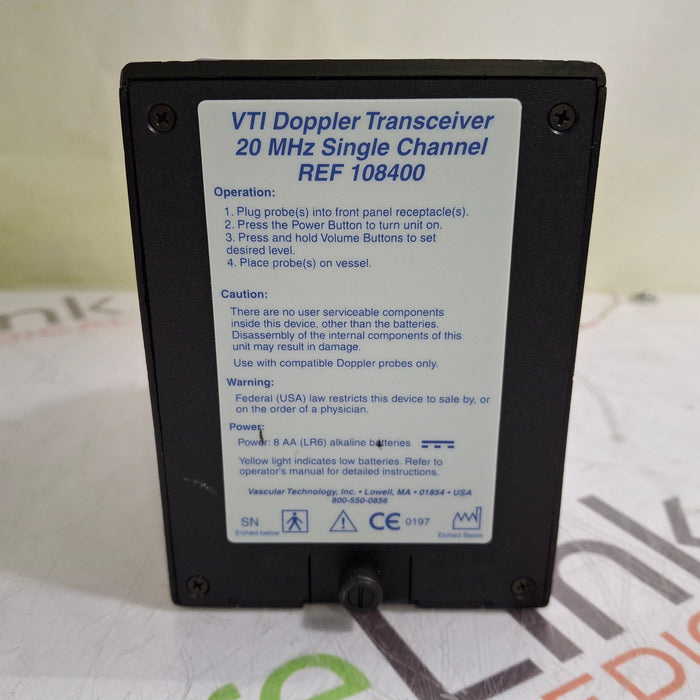 Vascular Technology Inc 108400 VTI Doppler Transceiver