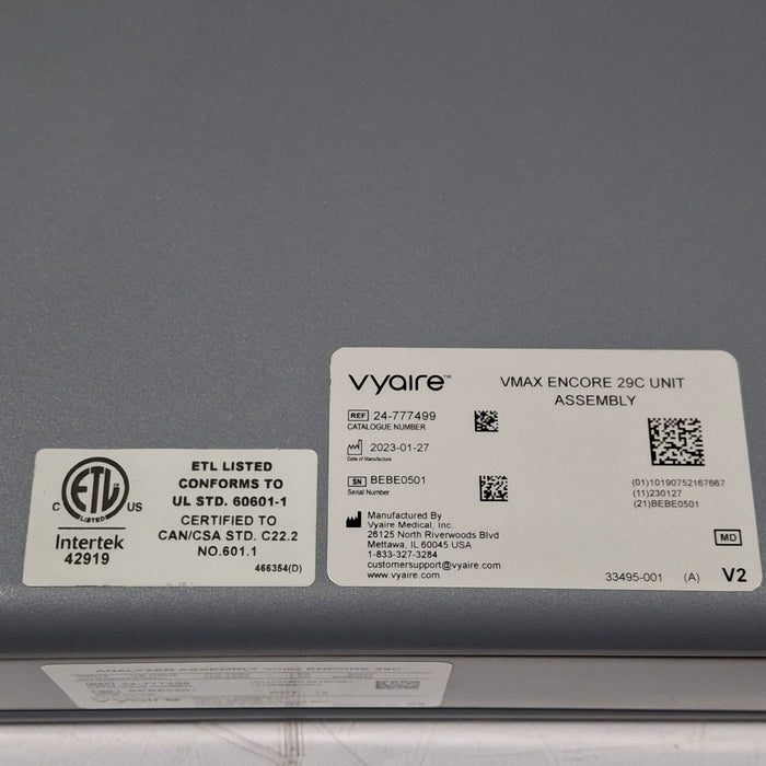 CareFusion Viasys Vmax Encore 29C Analyzer Assembly