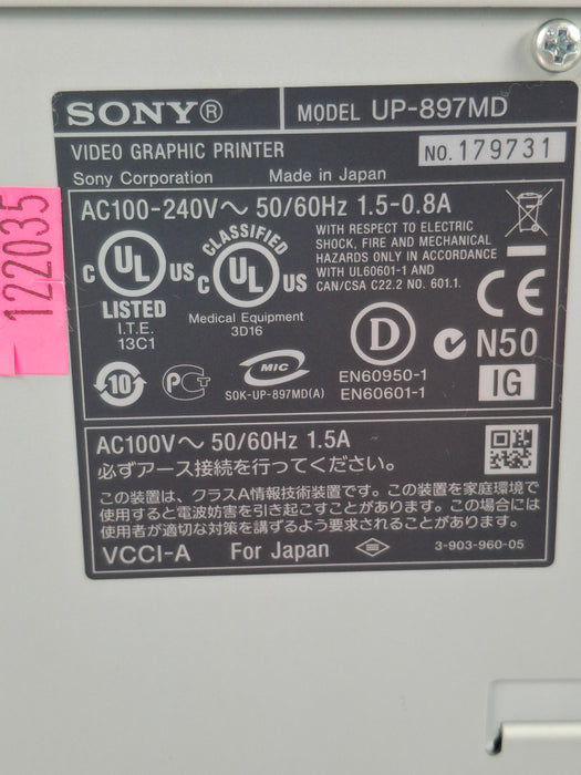 Sony UP-897MD Imager / Printer