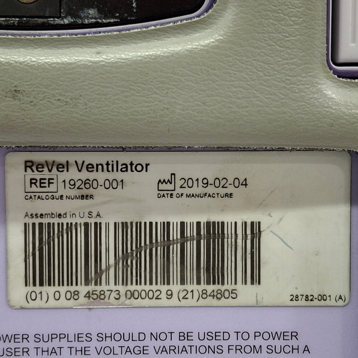CareFusion Revel Transport Ventilator