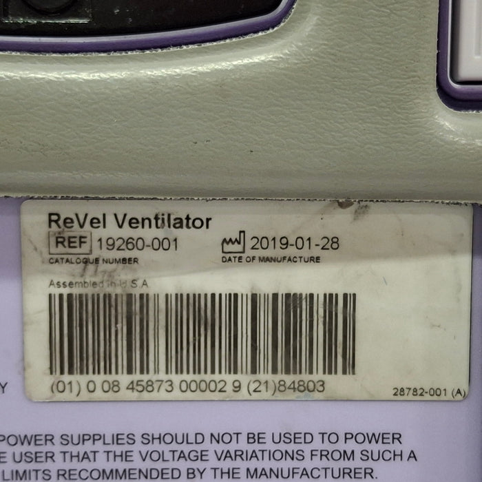 CareFusion Revel Transport Ventilator
