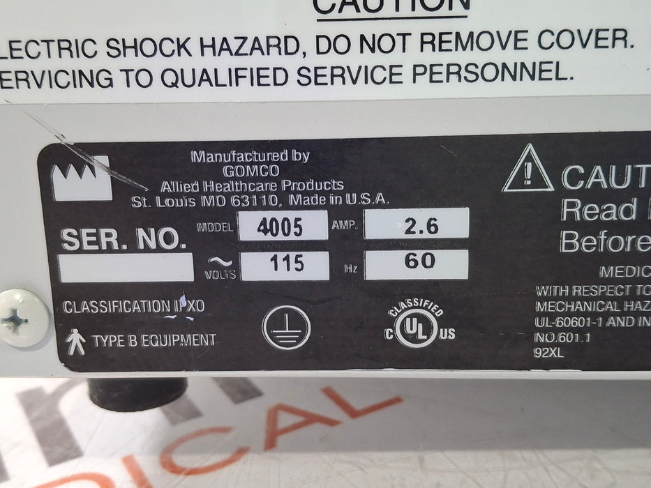Gomco 4005 Pump