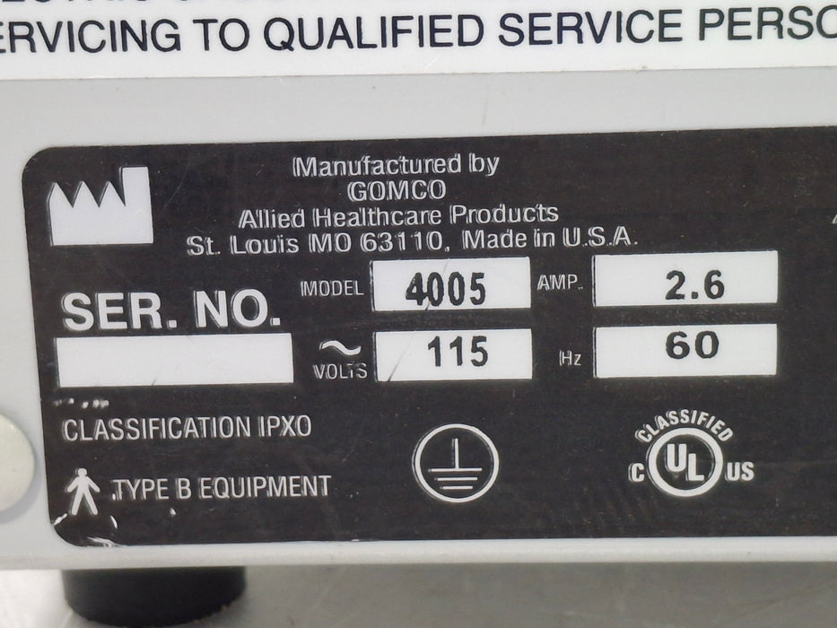 Gomco Gomco 4005 Pump Surgical Equipment reLink Online