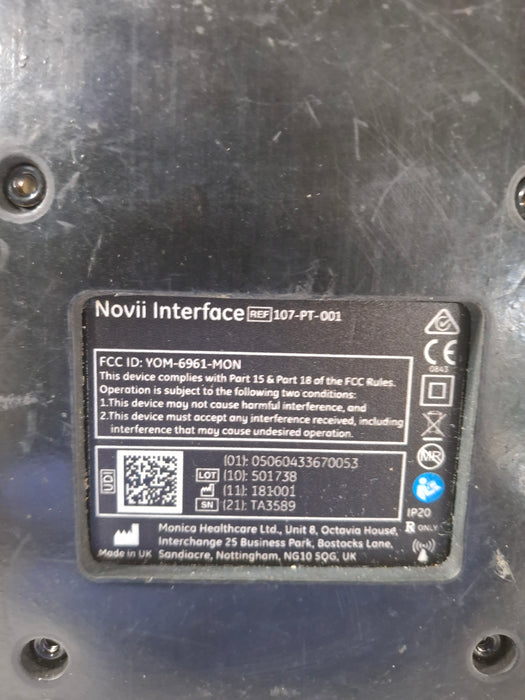 Monica Healthcare Limited 107-PT-001 Fetal Monitor