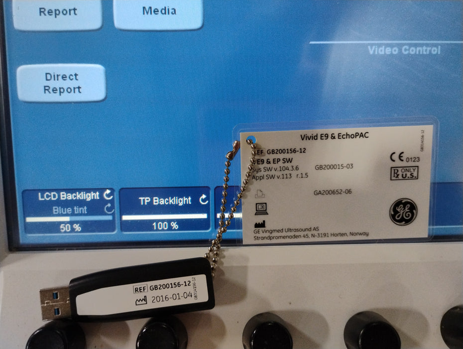 GE Healthcare Vivid E9 Ultrasound