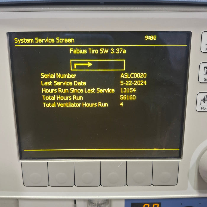 Draeger Medical Fabius Tiro Anesthesia Machine