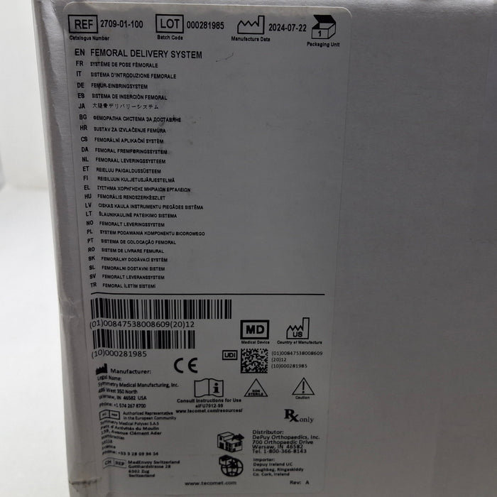 DePuy 2709-01-100 Femoral Delivery System