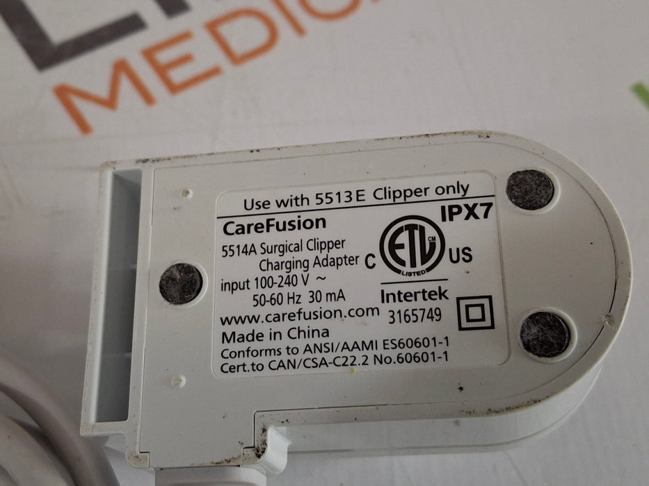 CareFusion CareFusion 5514A Surgical Clipper Charging Adapter Surgical Instruments reLink Online