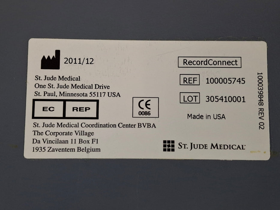 St. Jude Medical, Inc. GE Cardiolab 10005745 RecordConnect Accessory