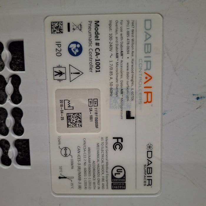 Dabir Surfaces CA-1001 Pneumatic Controller