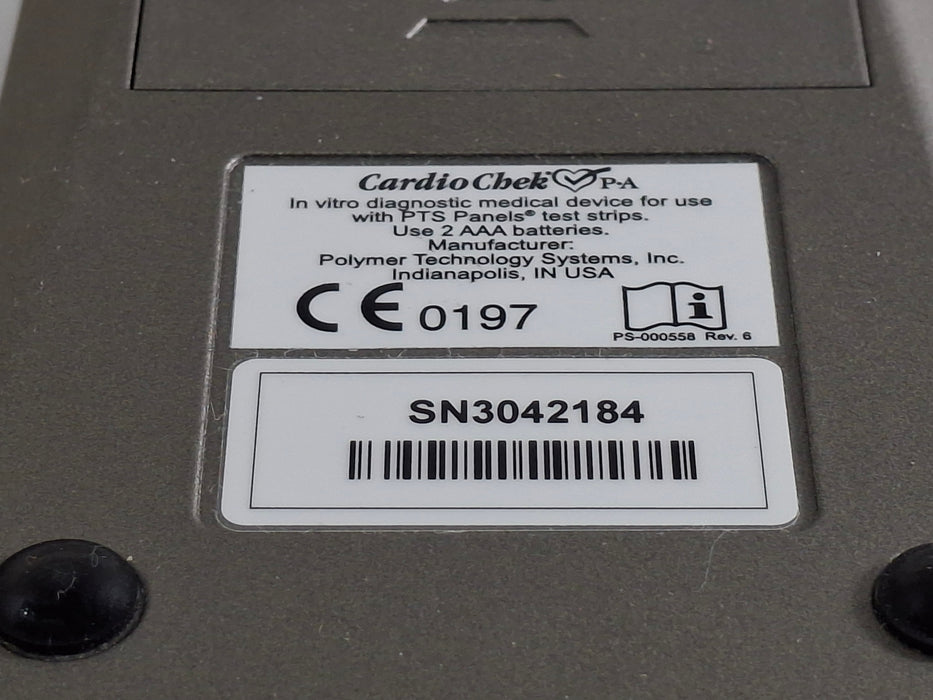 Polymer Technology Systems, Inc. Polymer Technology Systems, Inc. CardioChek PA Analyzer Cardiology reLink Online
