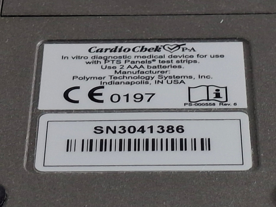 Polymer Technology Systems, Inc. Polymer Technology Systems, Inc. CardioChek PA Analyzer Cardiology reLink Online