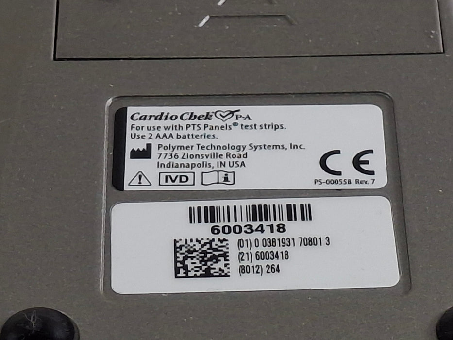 Polymer Technology Systems, Inc. CardioChek PA Analyzer