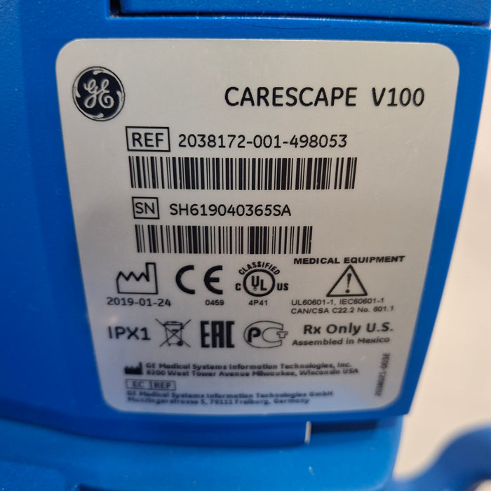 GE Healthcare CareScape Dinamap V100 Roll Stand