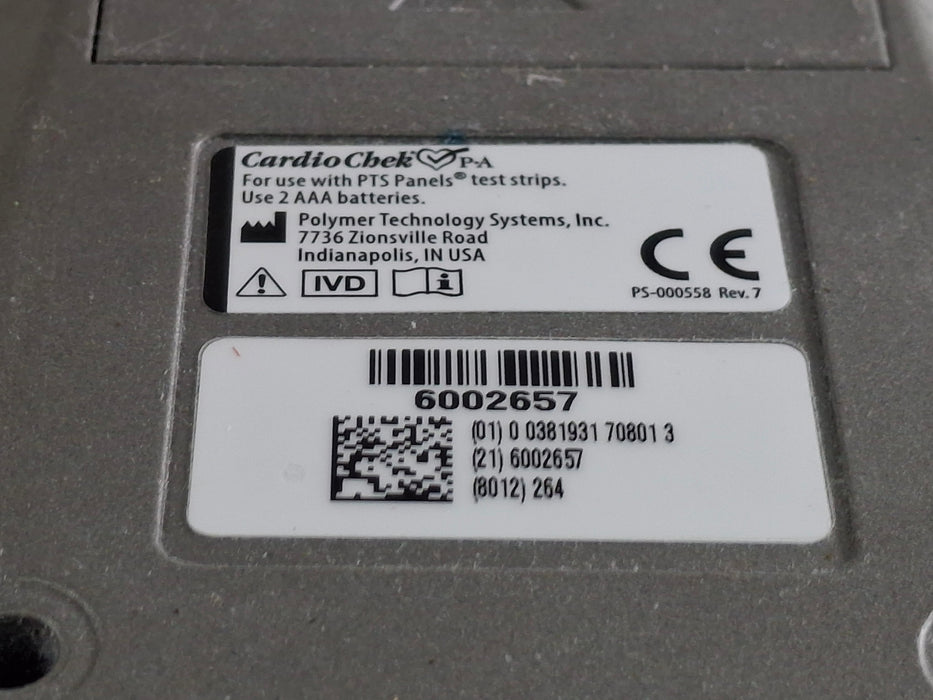 Polymer Technology Systems, Inc. Polymer Technology Systems, Inc. CardioChek PA Analyzer Cardiology reLink Online