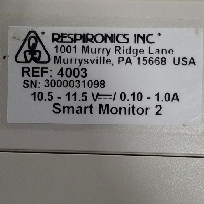 Respironics Smart Monitor 2 Sleep Apnea Monitor