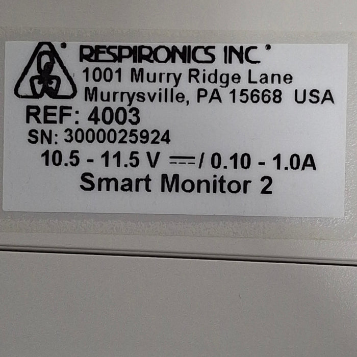 Respironics Smart Monitor 2 Sleep Apnea Monitor