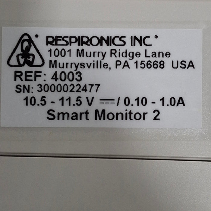 Respironics Smart Monitor 2 Sleep Apnea Monitor
