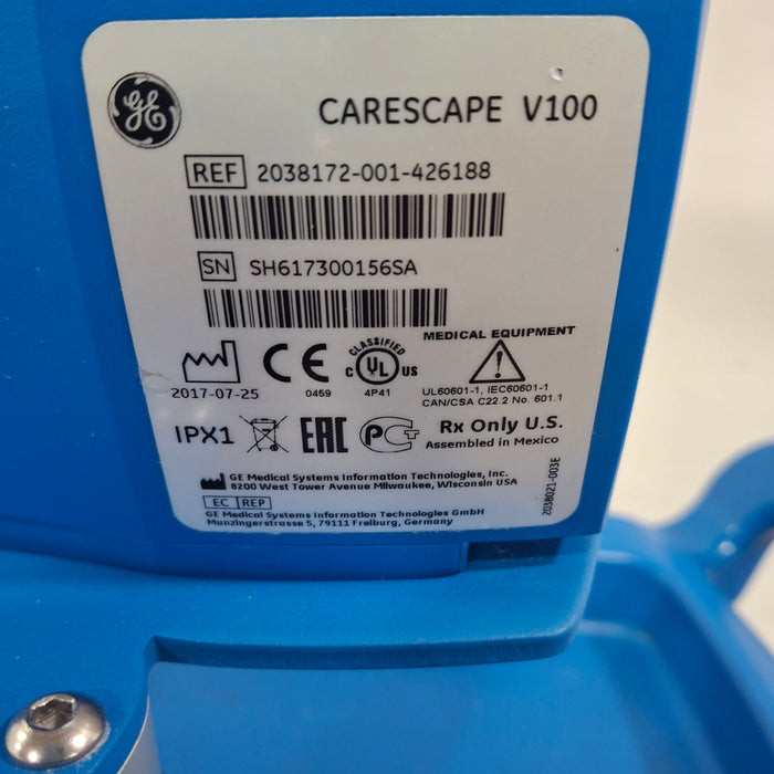GE Healthcare Dinamap V100 - NIBP, SpO2, Temp Vital Signs Monitor