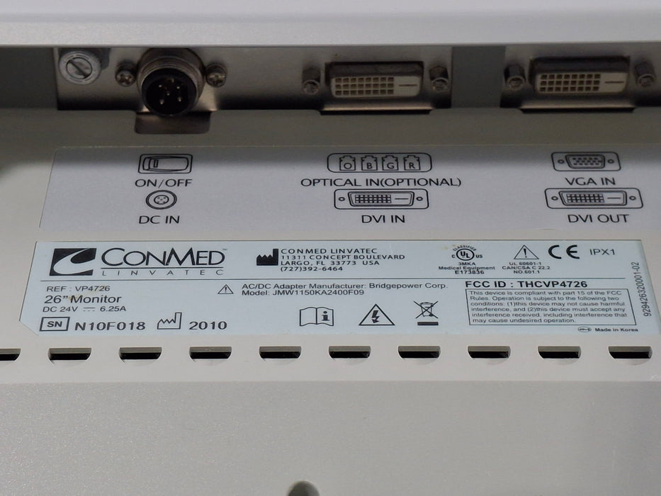 ConMed ConMed VP4726 26" Monitor Surgical Equipment reLink Online