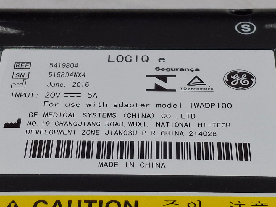 GE Healthcare Logiq e Ultrasound