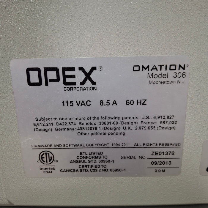 OPEX Corporation OMATION 306 Enveloper