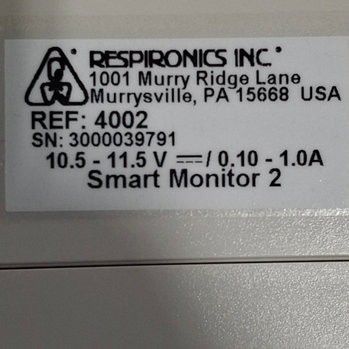 Respironics Respironics Smart Monitor 2 Sleep Apnea Monitor EEG EMG Sleep Systems reLink Online