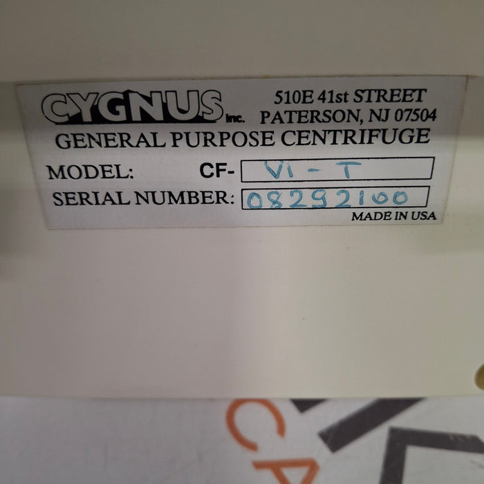 Cygnus Medical Spectra CF VI Blood Centrifuge