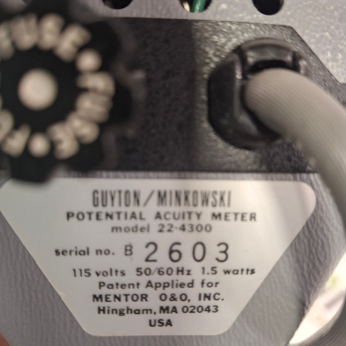 Guyton Minkowski 22-4300 Potential Acuity Meter