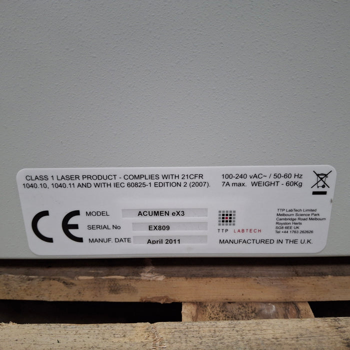 TTP LabTech Acumen eX3 Microplate Cytometer