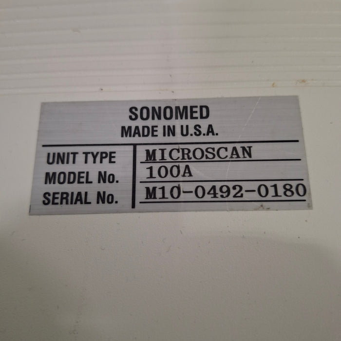 Sonomed Escalon 100A A-Scan Ophthalmic Ultrasound