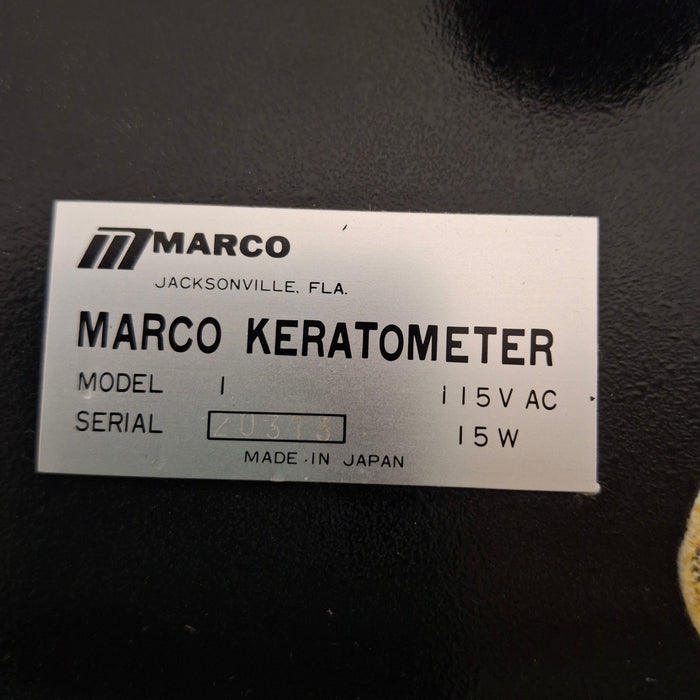 Marco Model 1 Keratometer